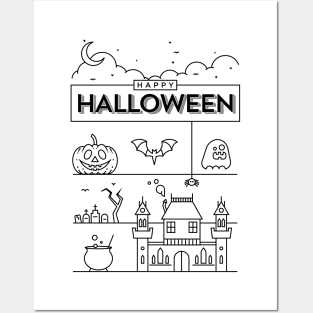 Halloween Trick or Treat Posters and Art